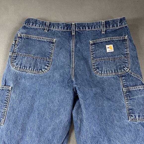 Carhartt FR Pants Mens 38X34 Blue Fire Flame Resistant Workwear 2112 CAT 2 - Picture 6 of 11